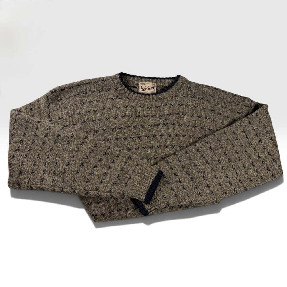 00’s Heritage Woolrich Wool/Tweed Crewneck Men’s Large